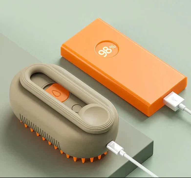 CEPILLO CON MANGO A VAPOR PARA MASCOTAS